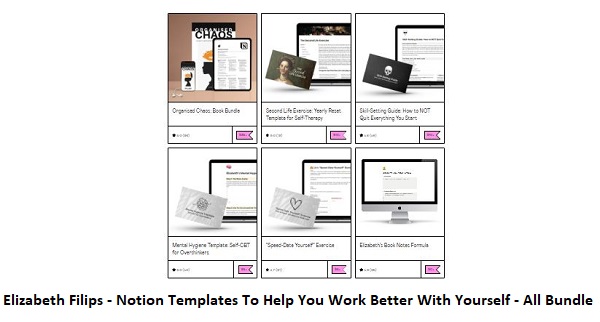[GroupBuy] Elizabeth Filips - Notion Templates To Help You Work Better ...